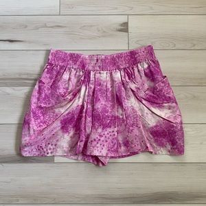 Juicy Couture Silk Tie Dye Skort / Shorts, Size S